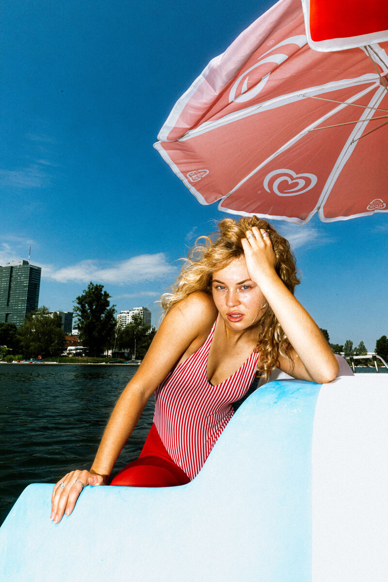 girl on a boat