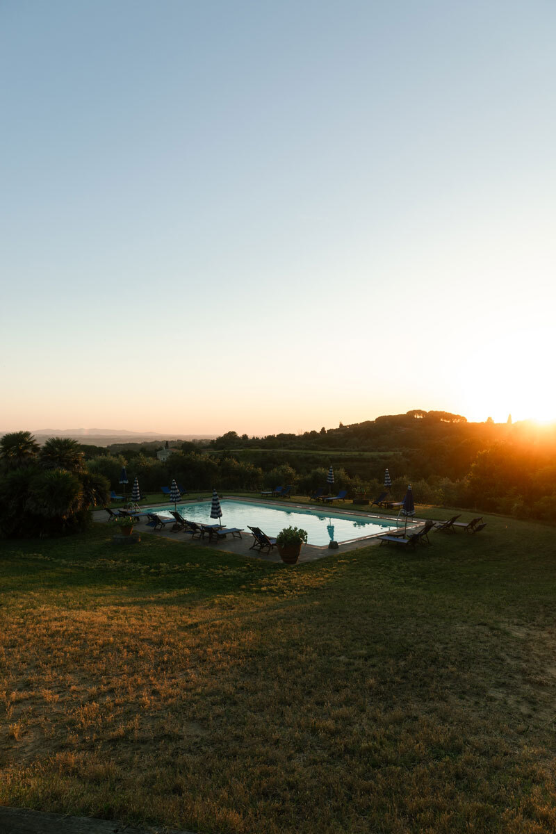 pool in tuscany